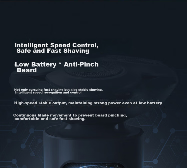 Mijia Electric Shaver S101, Dual-Ring Blade Net, Anti-Pinch, 18 Blades, Quick Shave in 1.5 Hours, Fast Charging, Twilight Blue, Birthday Gift for Boyfriend 13