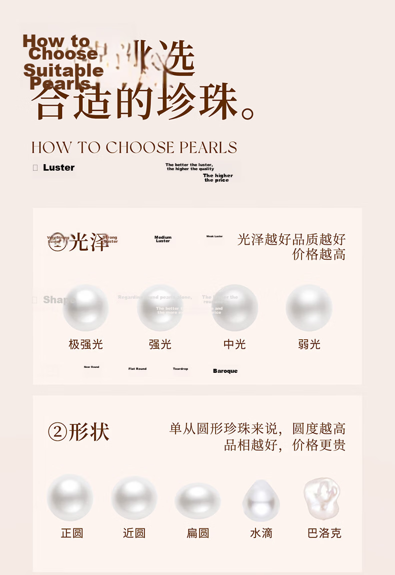 CHOW TAI SENG Camellia Pearl Necklace Sterling Silver Luxury Clavicle Chain for Women New Year Gift 4