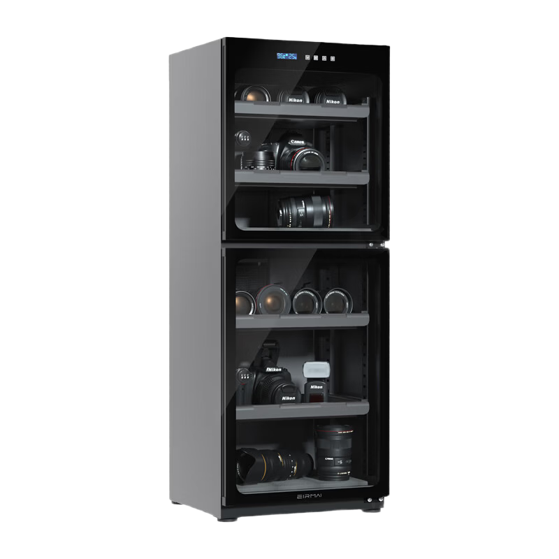 EIRMAI MRD-188T DSLR Camera Electronic Touchscreen Dry Cabinet Photography Equipment Dehumidifier Professional Lens Moisture-Proof Cabinet