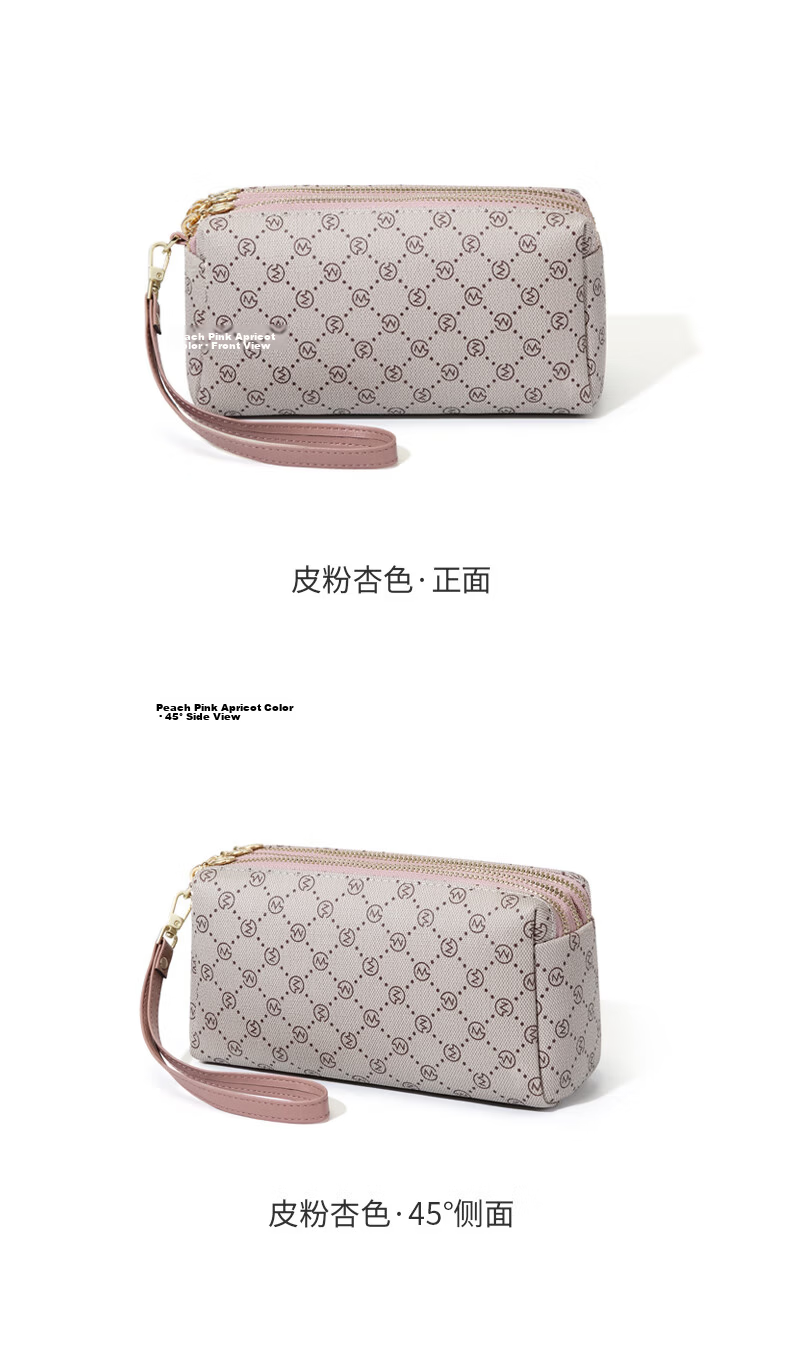 GOLF Handbag, Women's Purse, Large Capacity, Double-Layer Clutch, Long Coin Purse, Card Holder, Phone Pouch, Fashionable Bag 18
