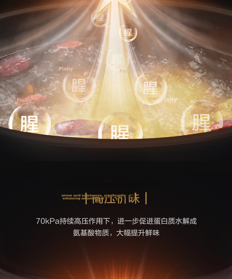 Midea 5L Deep Inner Pot Electric Pressure Cooker, Smart Reservation Multifunctional High-Pressure Rice Cooker for 4-6 People, Open-Lid Hot Pot, Soup, Stew, and Cooking MY-E523 15