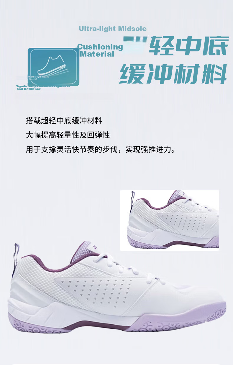 YONEX Badminton Shoes for Men And Women, Professional Shock-Absorbing Sports Shoes SHBCFT2EX White/blue 41 4