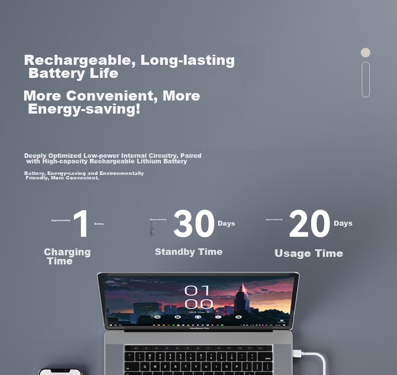 B.O.W Hangshi K670DL Dual-Mode Wireless Bluetooth Charging Keyboard Office Tablet Mobile Laptop iPad Silent Keyboard 106 Keys Black Gray 15