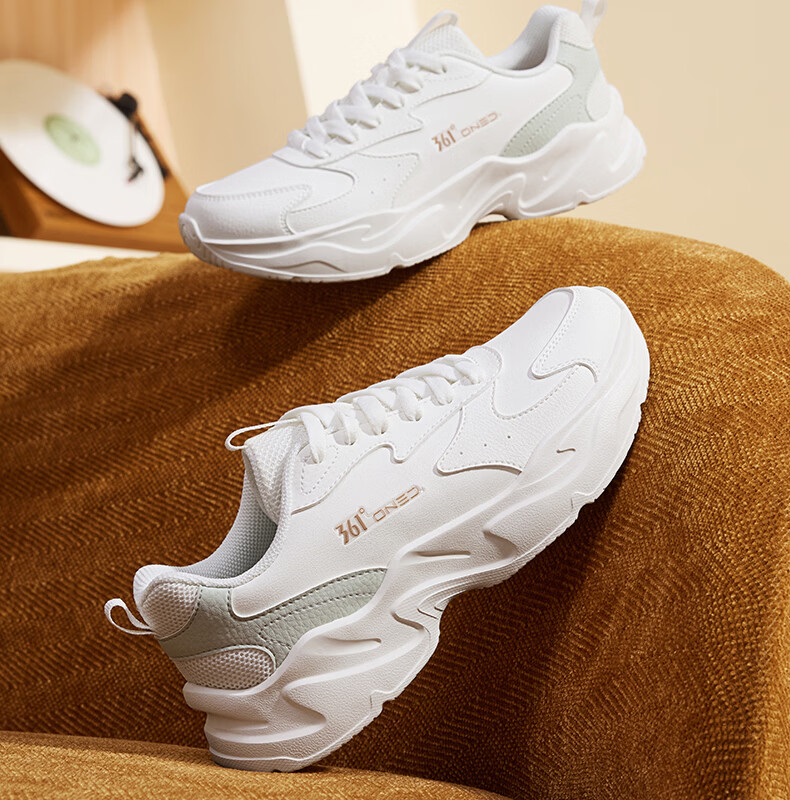 361° Yunjuan Women's Sports Casual Shoes Autumn New Lightweight Dad Shoes Commuting Non-slip 682636704-3 2