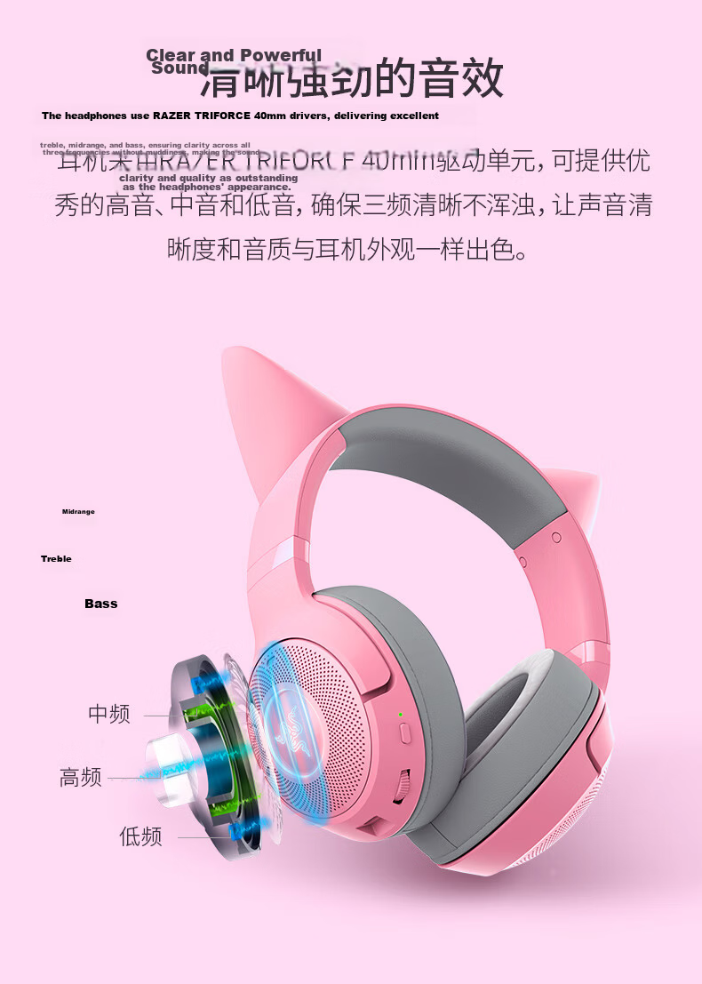 Razer Beihai Juyao V3 X Wired Over-Ear Gaming Headset with Microphone, RGB Lighting Effects, Compatible with CSGO, Black Myth: Wukong, PUBG Headphones, Suitable for Triangle Actio 6