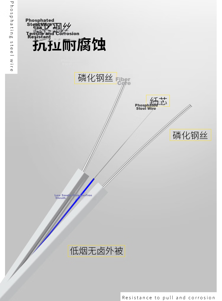 EB-LINK Engineering Telecom-Grade Fiber Optic Extension Cable, Pre-Buried Fiber to Home Line, 20 Meters, SC-SC Single Mode Single Core Large Square Head, for Home Use, Compatible with China Telecom And Mobile Broadband Networks 4
