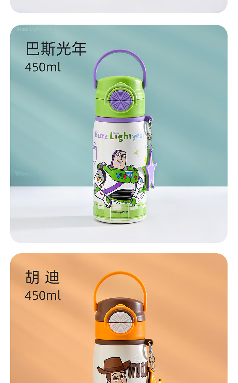 Disney 316 Stainless Steel Insulated Water Bottle 560ML Double-Use Kids Cup 6656 Spiderman 14