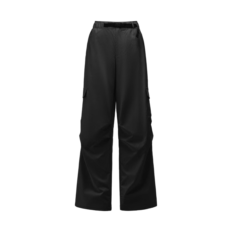 Bananain Women's Workwear Wide-Leg Pants 5 Series Thickened Fleece Casual Sports Trousers Autumn Winter Loose Fit