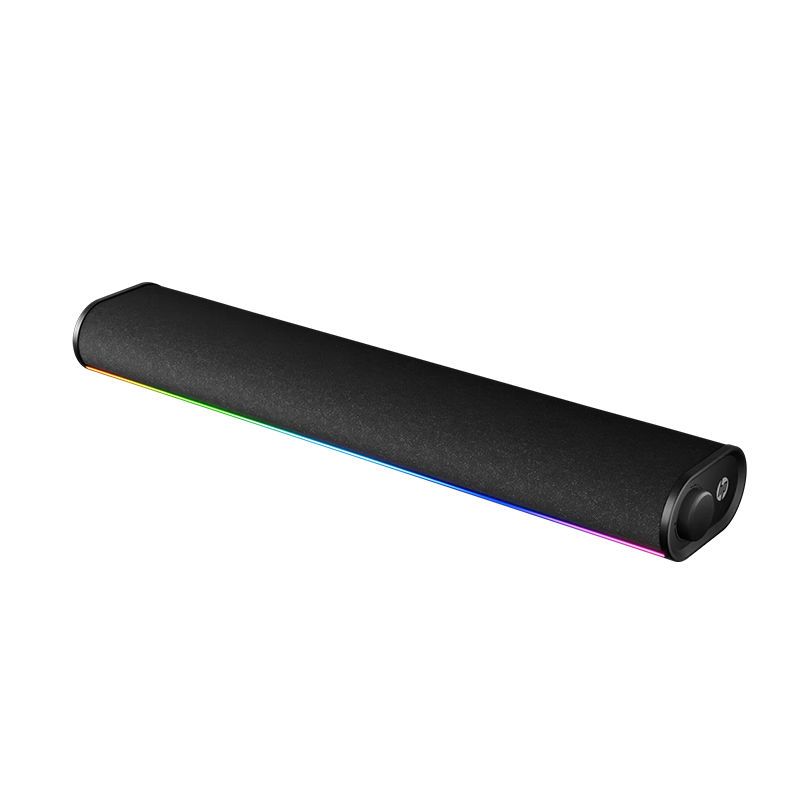 HP S1X Bluetooth Computer Speaker RGB Colorful Desktop Soundbar Home Subwoofer Surround Sound Compatible with Laptop Xiaomi Huawei Lenovo Dell Black