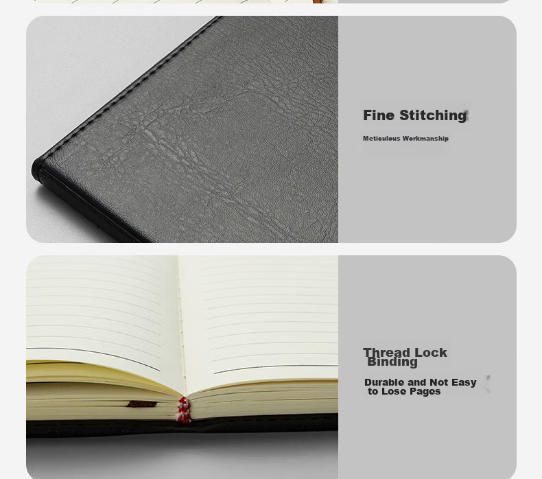 M&G Color-Block Soft Leather Cover Notebook, Meeting Office Supplies, Conference Record Book, Affordable Diary, Journal, Business 25K120 Single Book APYD2K78 18