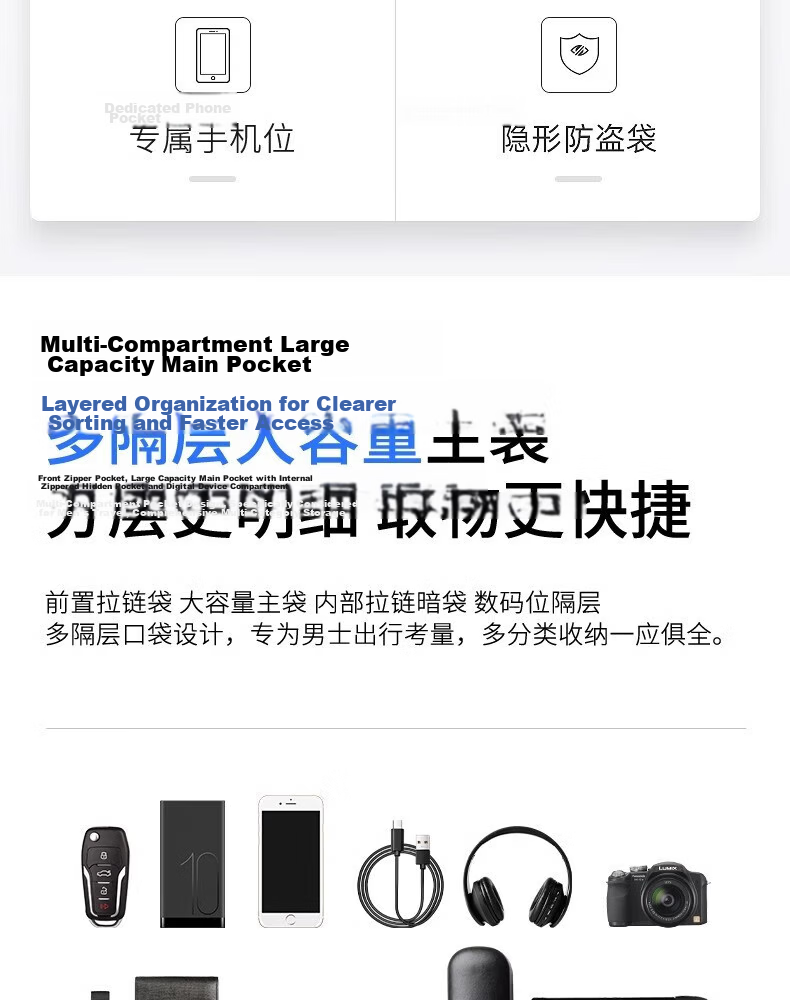 Li-Ning Crossbody Bag Men's Sports Shoulder Bag Women's Underarm Bag Casual Commuter Outdoor Cycling Portable Travel Bag 3
