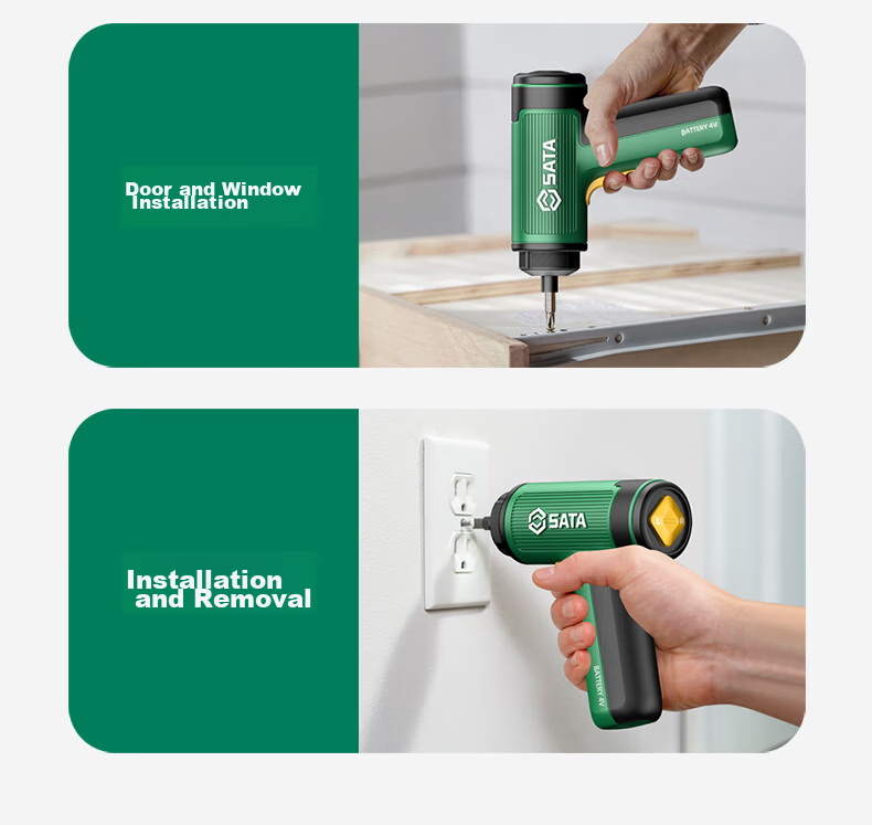 SATA Electric Screwdriver Rechargeable Mini Multifunctional Screwdriver D05750 8