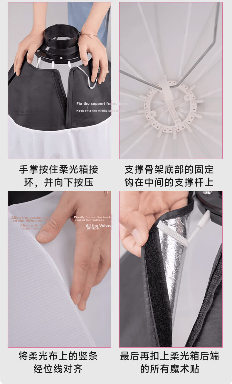 Beiyang Softbox, Portable Photography Studio Light, Fill Light Accessory, Flash Light Ball, Softbox, Diffusion Cloth, Foldable Square Softbox 28