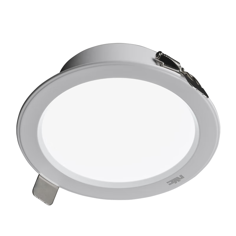 NVC LED Downlight Recessed Ceiling Light Aluminum 6W 75mm Cutout for Living Room Bedroom Corridor White