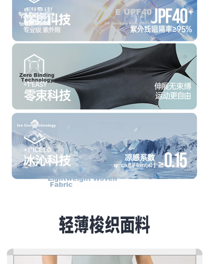 361° Men's Pants, Summer Sun Protection Casual Sports Trousers, Loose-Fitting Thin Running Pants with Elastic Cuffs, Cropped Pants, 652414706H-4 32
