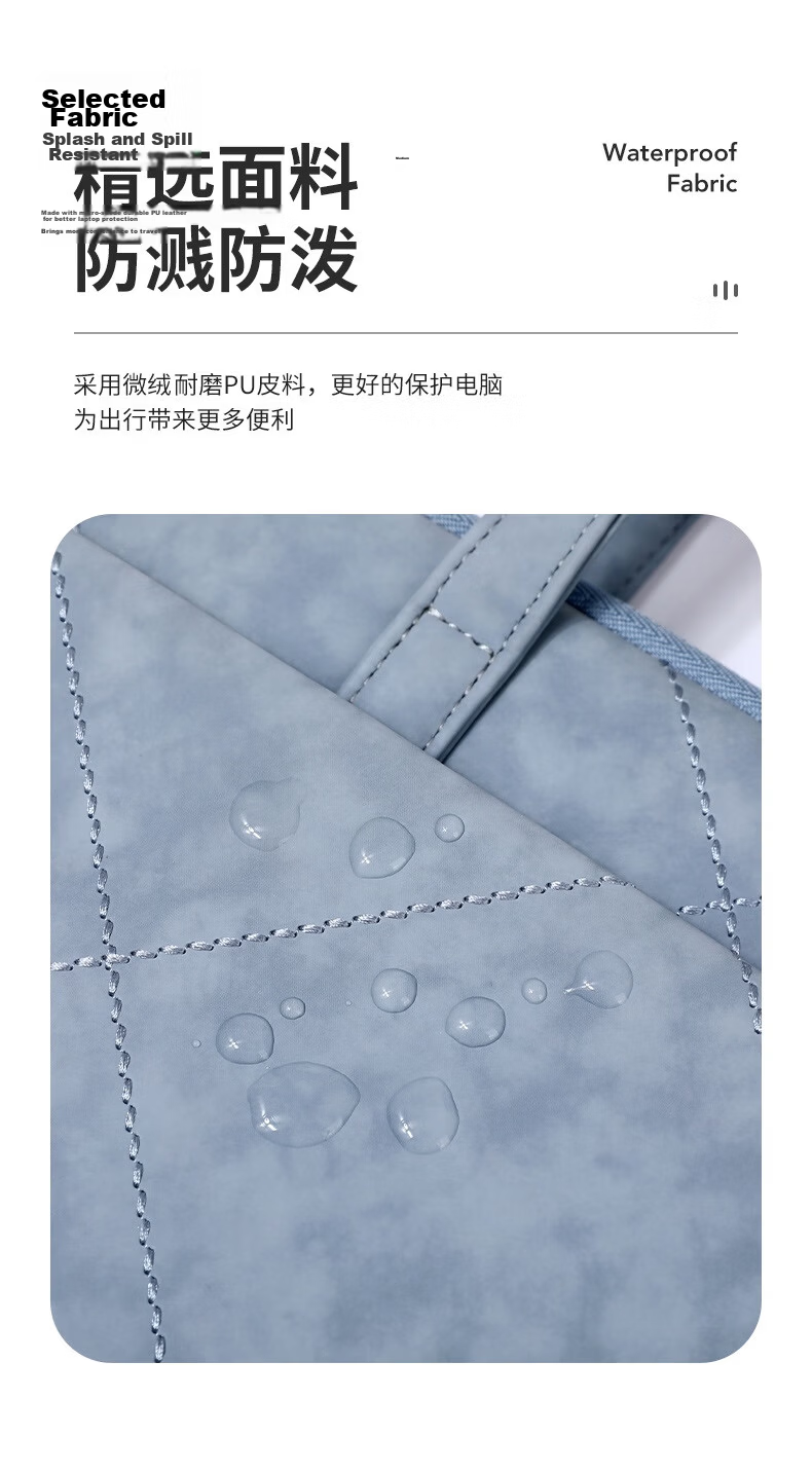 BRINCH 13.3 Inch Laptop Bag for Women Business Commuter Simple Suitable for Apple Huawei Notebook 3