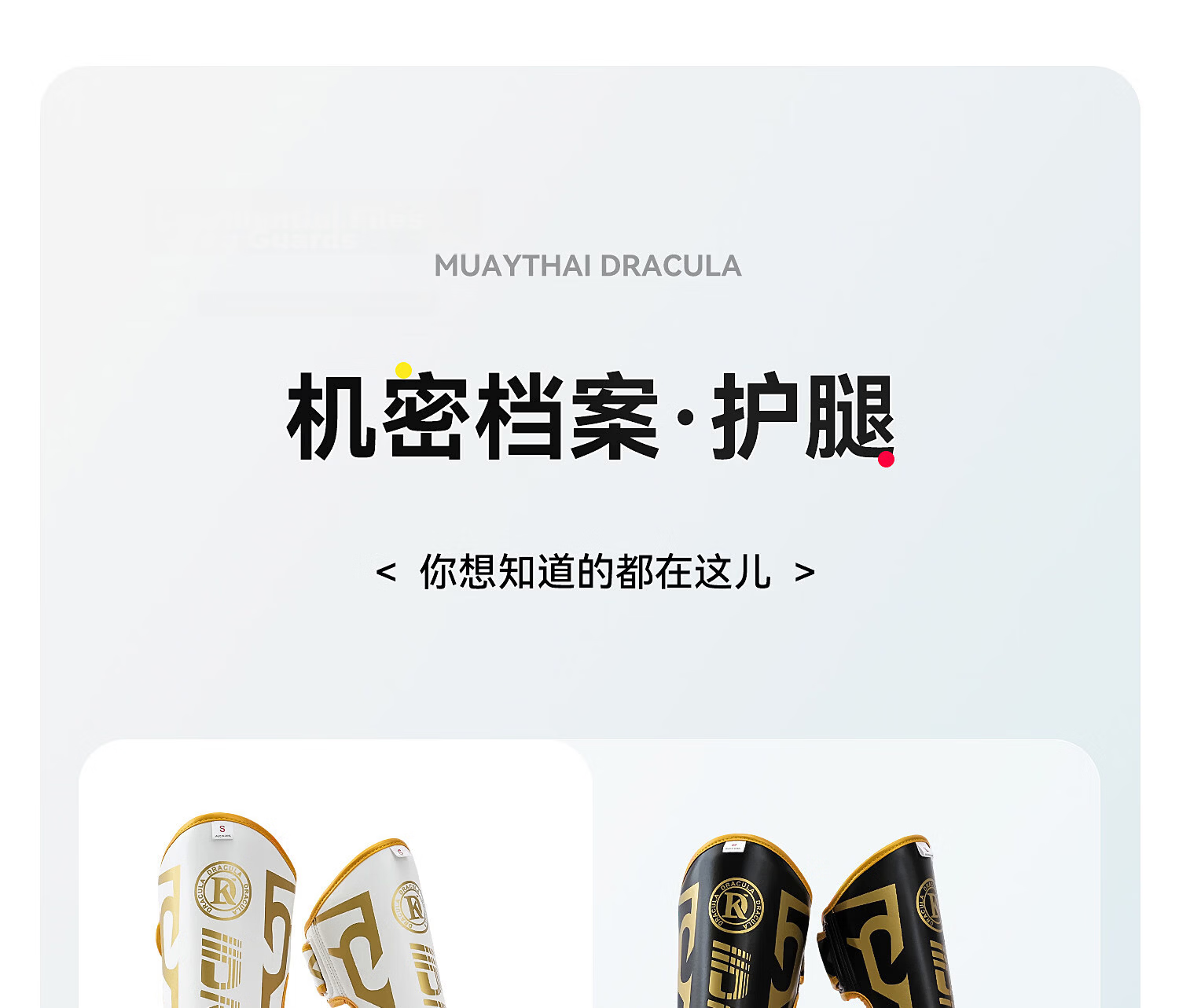 MUAYTHAI DRACULA Boxing And Kickboxing Leg Guards with Foot Protection for Adults, Muay Thai Fighting And Taekwondo Children's Protective Gear, Black And Gold Color, Size S 1