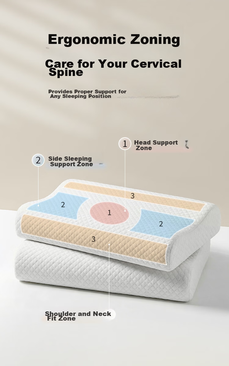 Aeromax Memory Foam Deep Cervical Pillow, Sleeping Pillow with Low Rebound Core, Specialized Single Head And Neck Support Pillow 5