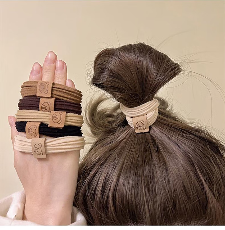 Chense Hair Ties [80 Pieces], Seamless Elastic Bands, High-Elasticity Rubber Bands for Ponytails And Buns 2