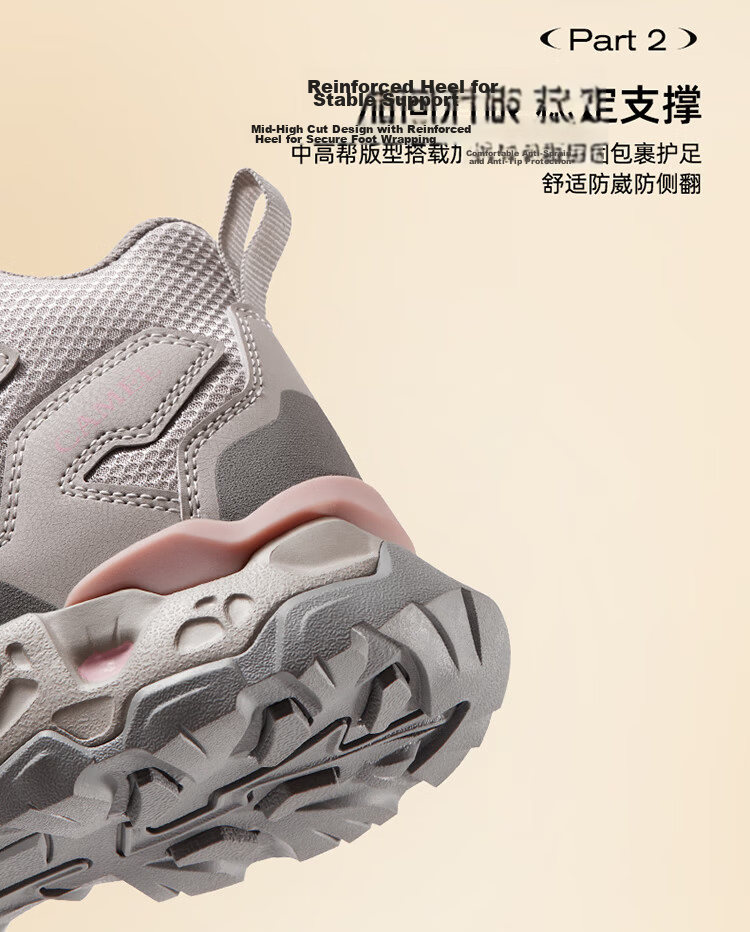CAMEL Autumn Winter [Triumph] Waterproof Anti-Slip Outdoor High-Top Hiking Shoes Professional Mountaineering Sports Shoes 8