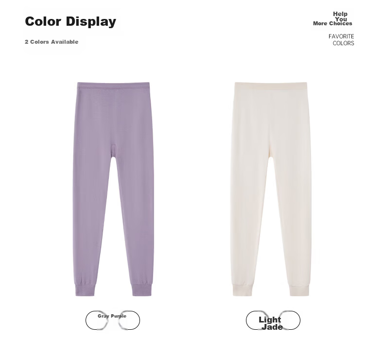 Yiershuang [7A Antibacterial And Anti-Mite] 100% Pure Cotton Women's Autumn Long Johns, Thermal Underwear, All-Cotton Thermal Pants for Wome 21