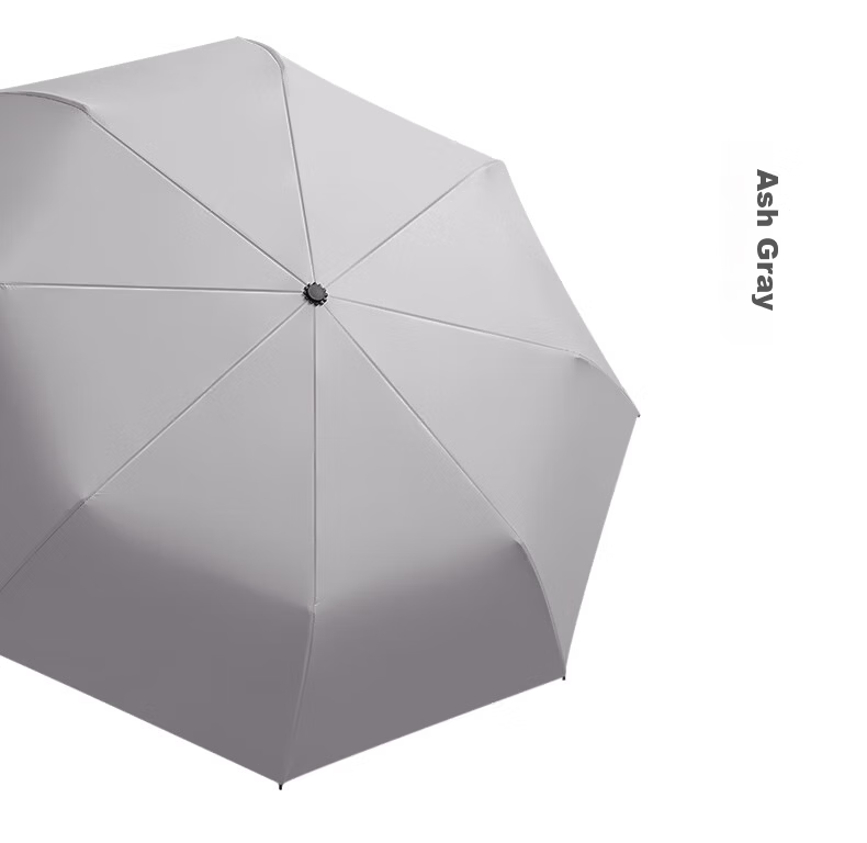 Qimaimai Large Umbrella, Three-Fold Sun Umbrella, Sunshade Umbrella for Women, Dual-Use Sun Protection Umbrella, UV Protection Folding Umbrella, Wooden Handle for Me 16