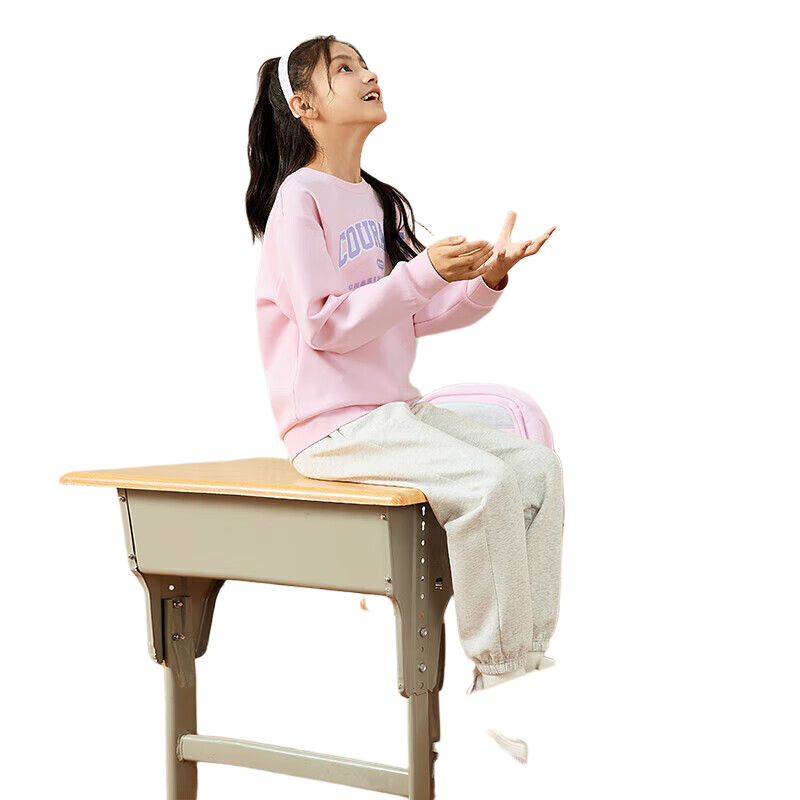 361° Children's Clothing, Kids' Outfit Set Spring And Autumn 2025, Boys And Girls 3-14 Years Old Sportswear Set, Pink 170