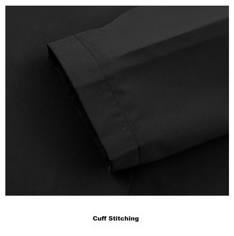ROMON Men's Casual Formal Suit Jacket, Young and Middle-aged, New Wedding Groom, Office Business Blazer, Spring Autumn Coat, Black XL 18