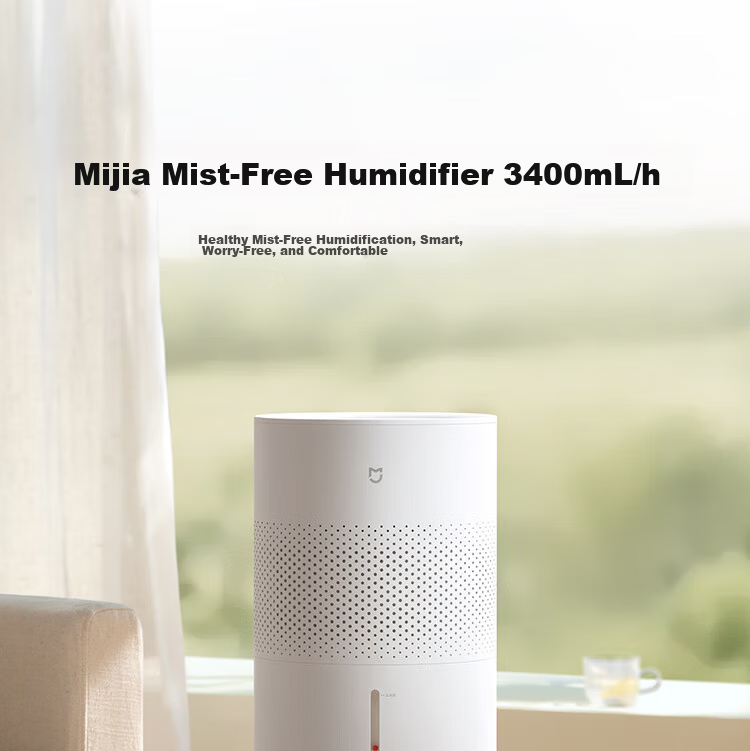 Mijia Xiaomi (MI) Mist-Free Humidifier 3-800, Quiet Home Bedroom Office 6L Large Capacity, 800ml/h Fast Humidification CJSJSQ04ZMZ Gift Moisturizing for Wome 3