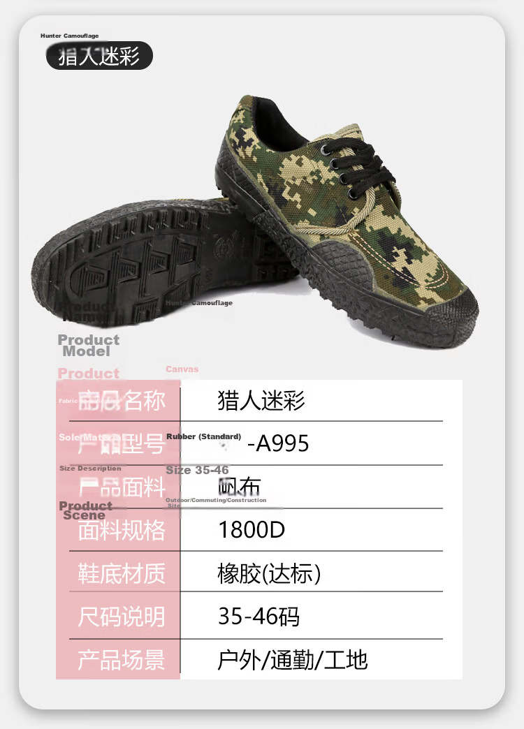 Gongtai Military Training Shoes, Work Boots, Student Military Training Footwear, Wear-Resistant Canvas Shoes for Men And Women, Construction Site Shoes, Hiking Yellow Ball Shoes, Liberation Shoes, Size 36 9