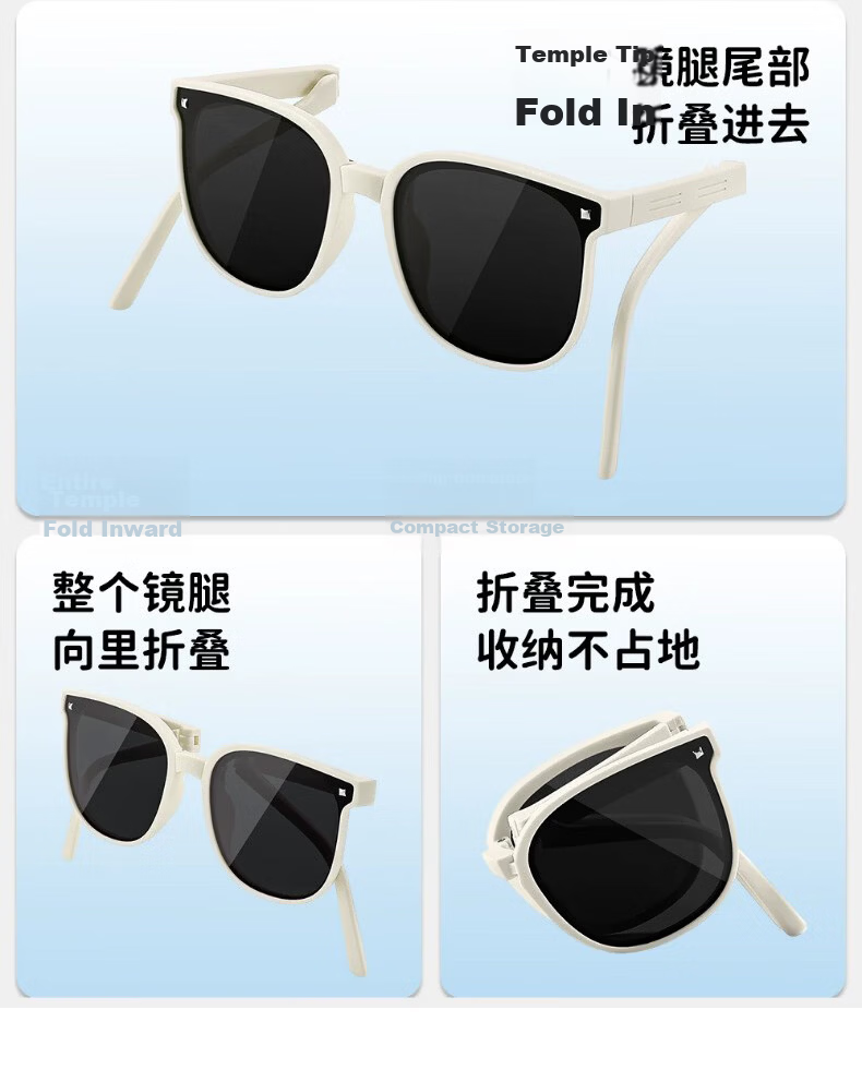 40,000 KM Foldable Kids Sunglasses UV Protection Boys Girls Baby Sunglasses 10