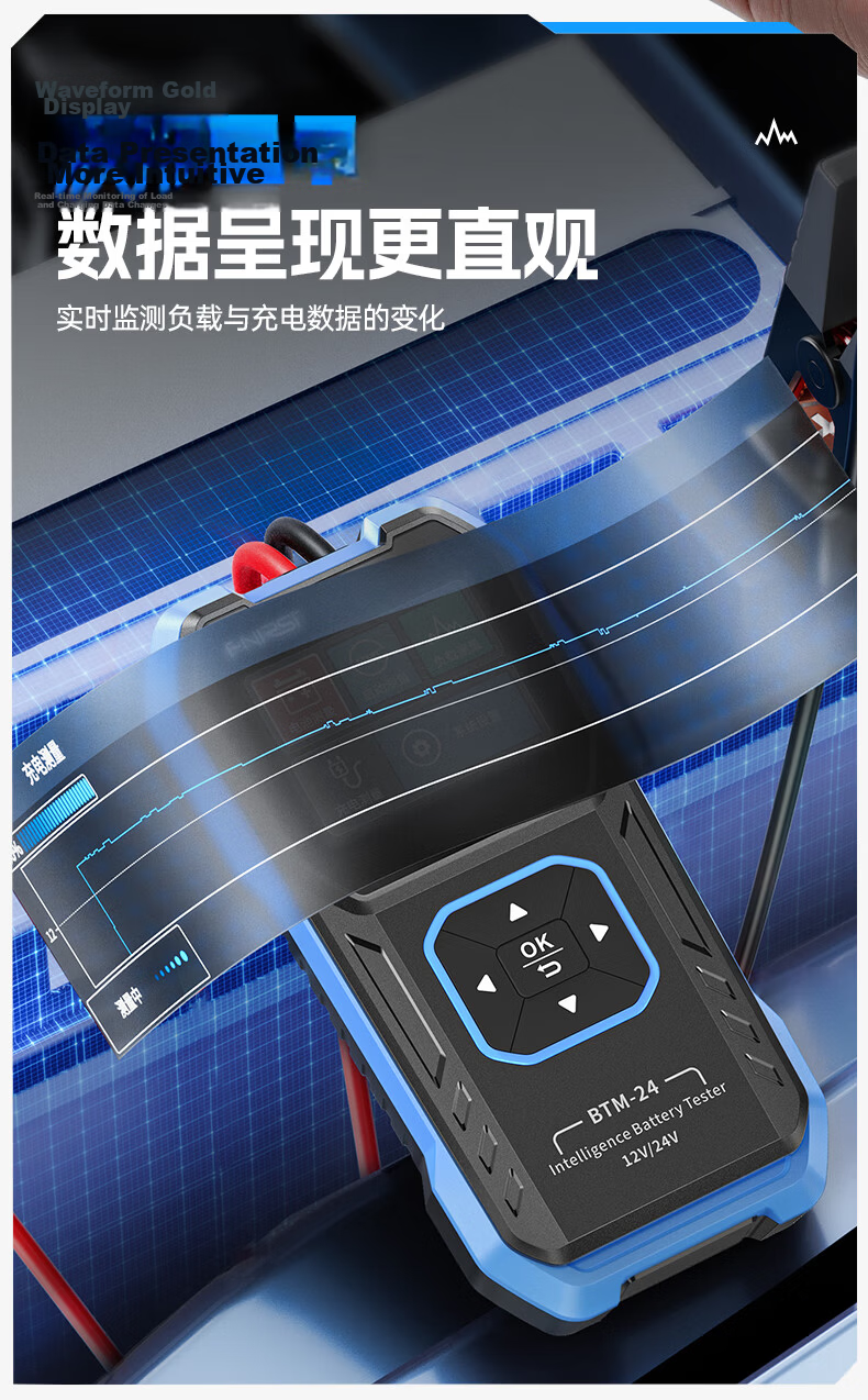FNIRSI Lithium Battery Internal Resistance Tester High Precision Voltage and Resistance Measurement 18650 Battery Tester HRM-10 6
