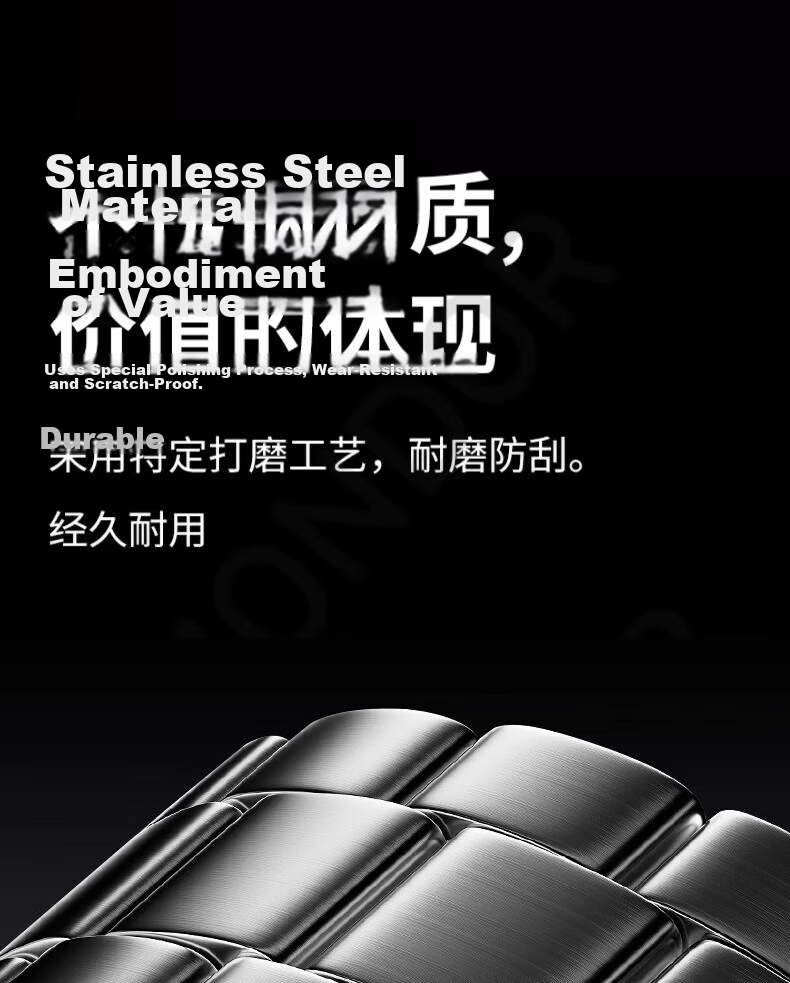XUANDAI Compatible with WATCH Buds2 Titanium Metal Strap, Pure Titanium Alloy, Buds Two-In Earphones Watch GT5 Business GT3Pro Men's Watch 4 Wristband GT6 Universal - 22mm 7