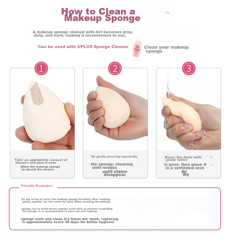 LiQing Double-Sided Flocked Loose Powder Puff Compact Powder Puff [Thin Round Shape, 3 Pieces] Replacement Setting Makeup Powder Puff 14