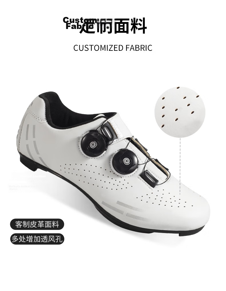 ROGTYO Road Bike Locking Shoes for Men And Women, Professional Cycling Shoes with Breathable Design for Mountain And Road Bikes 9