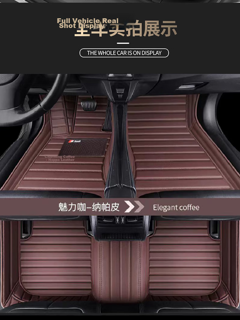SIKEDI Full Coverage Floor Mats for Volkswagen Tayron 2019-2025 Models, Waterproof, Wear-Resistant, Odorless 8