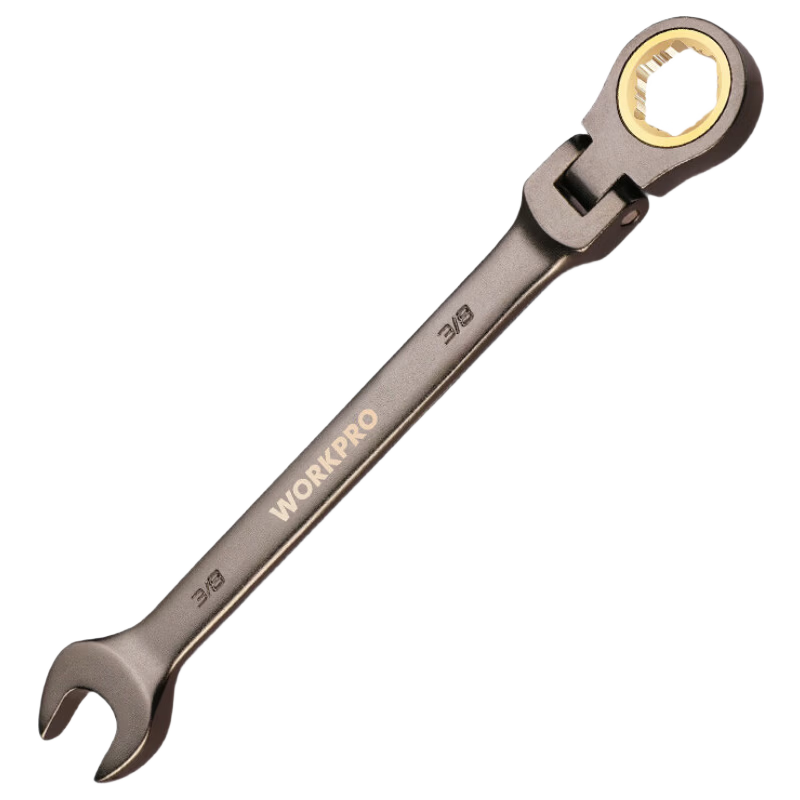 WORKPRO 13mm Dual-Use Ratchet Wrench Quick Dual-Use Open-End and Box-End Spanner Automotive Repair Hardware Wrench