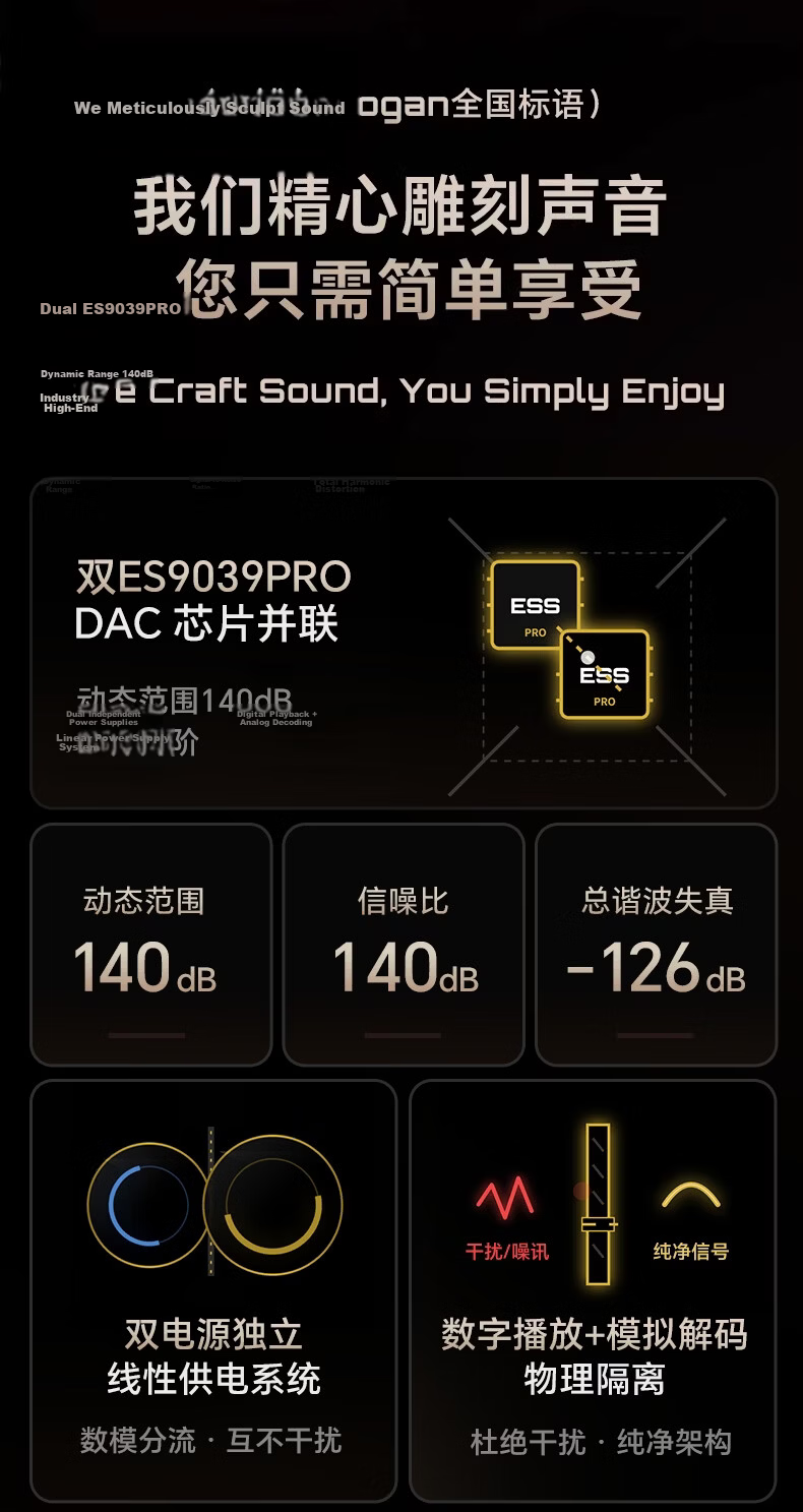 Kaiboer DMP-K7 PRO Digital Music Player DAC Professional Audio Decoder Streaming Player Lossless Music Player HiFi Decoder 7