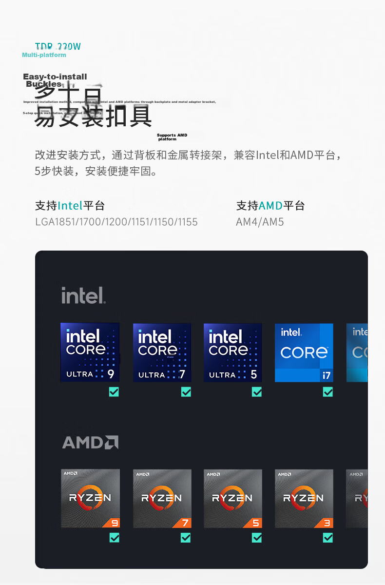 DEEPCOOL Xuanbing 400 ARGB Black CPU Air Cooler / Upgraded Tower Design / ARGB Fans / Heat Pipes Offset to Clear RAM / Multi-Platform Support 13