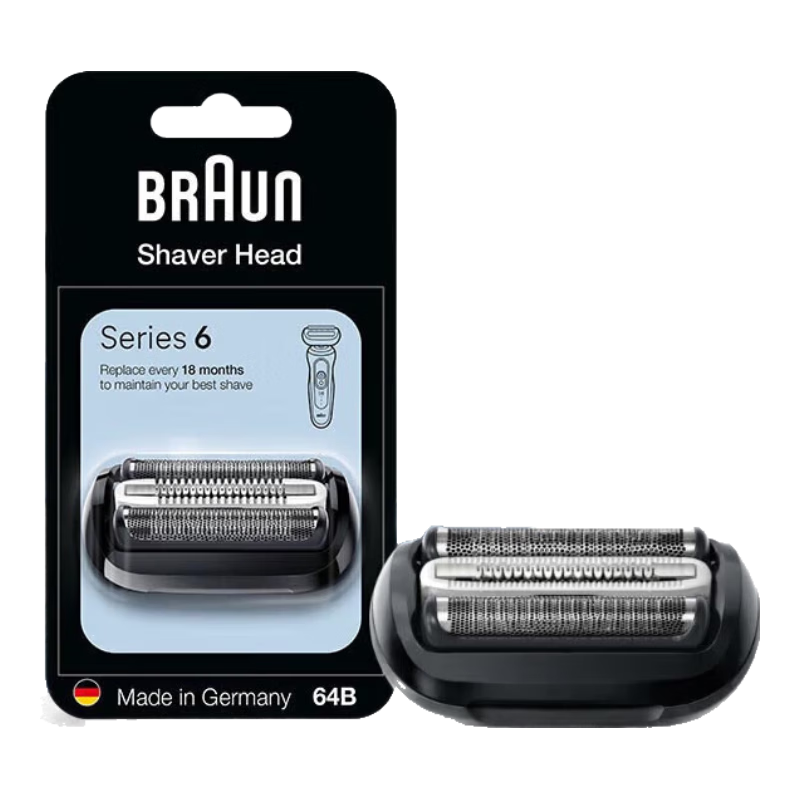 Braun [German Original Import] Skin-friendly Series 6 Foil Shaver 64B Foil and Cutter Head Set