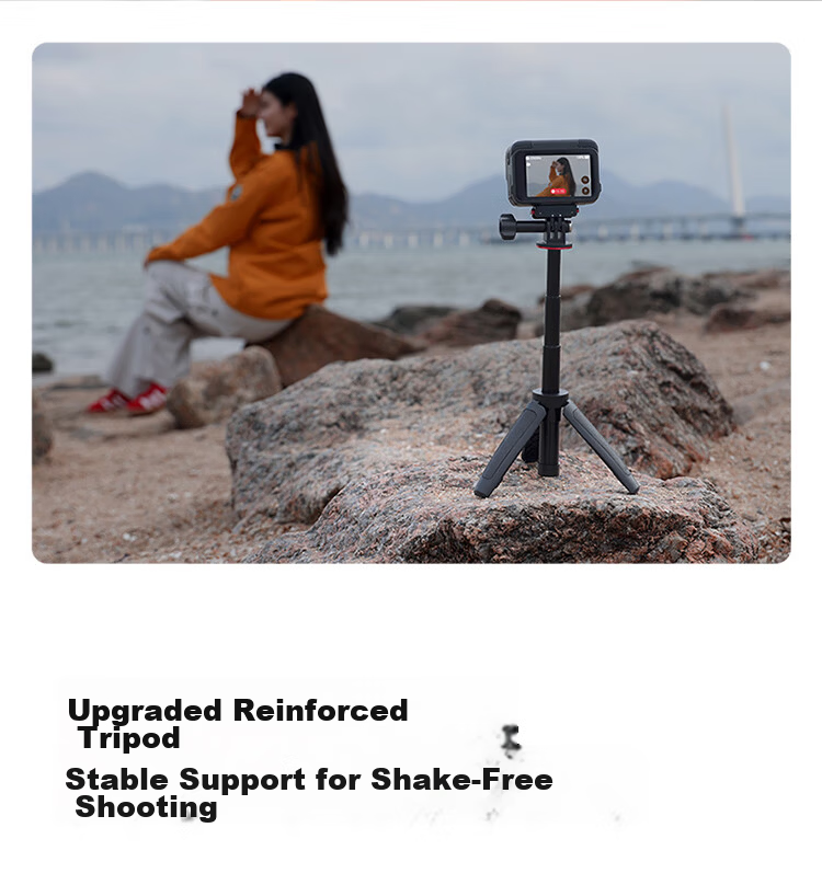 Ulanzi MT92 Tripod Extension Mount for GoPro DJI Action 6/5/4 Handle Insta360 Handheld Pole Feiyu Ace Pro2 Selfie Stick 6