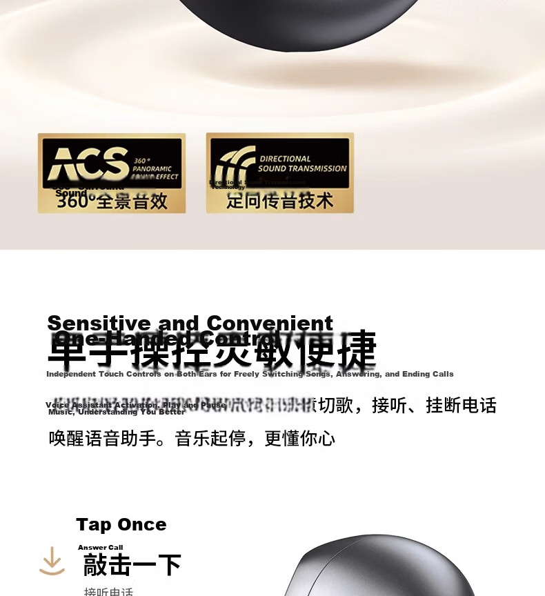 Latuo Bluetooth Earphones Compatible with Apple iPhone 2026 Latest In-Ear Wireless Earbuds Long Battery Life Non-Bone Conduction 15