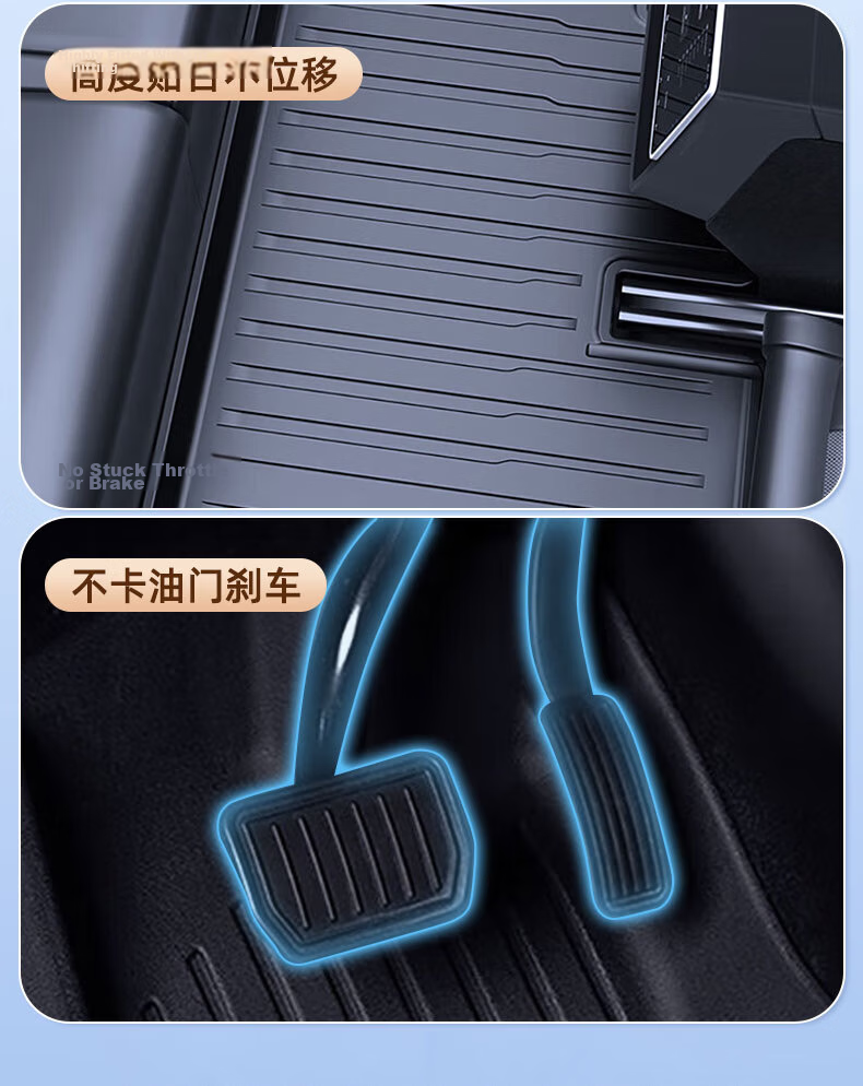 Buleishen TPE Car Floor Mats Specifically for Geely Dihao 2018-2021 Models [Champion Recommended] 6