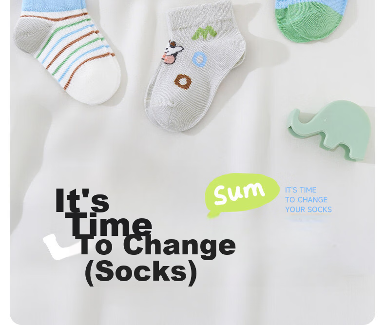 Nido Bear Kids Summer Cotton Short Socks Baby Thin Breathable Mesh Boys Ankle Socks 2