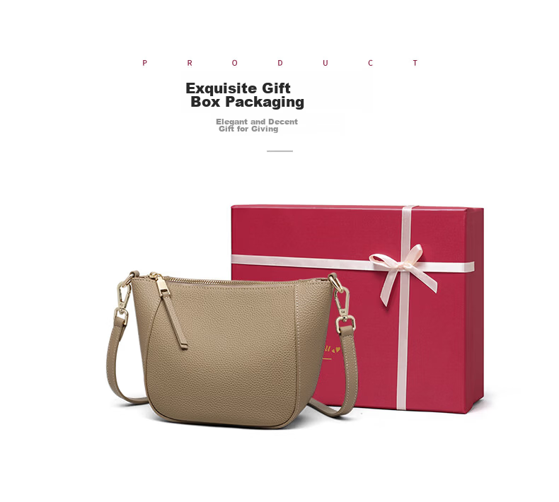 Viney Women's Leather Crossbody Dumpling Bag Luxury Commuter Shoulder Bag Birthday Gift for Girlfriend Wife 3