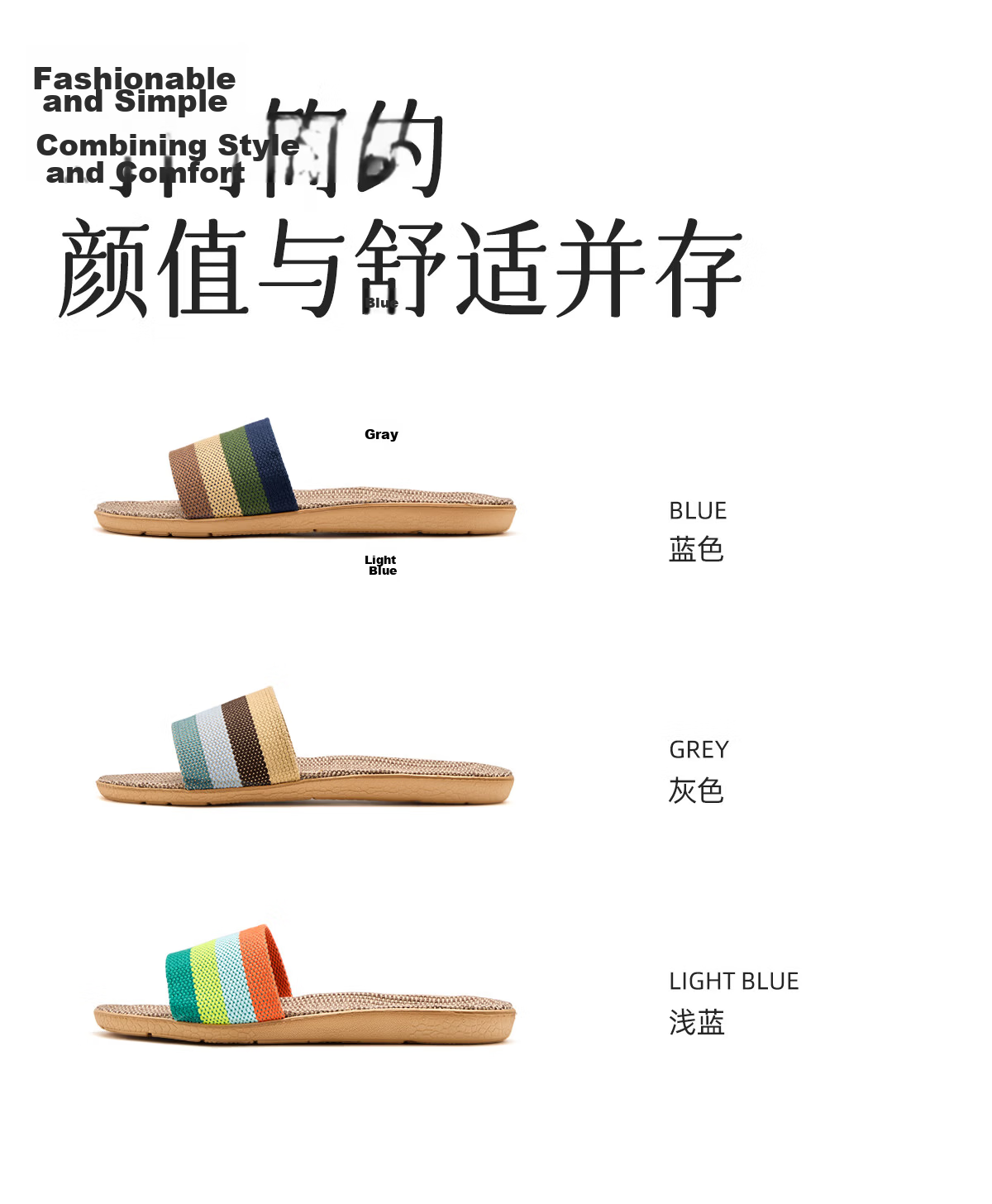 Lidania Linen Slippers Women Summer 2026 New Indoor Home Cotton Linen Floor Ladies Couple Cool Slippers 3