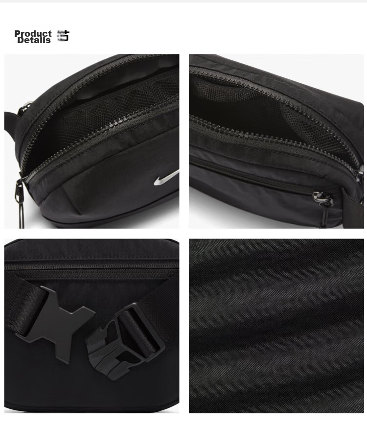 NIKE Unisex Waist Pack, NK AURA WAISTPACK Casual Bag HM6120-214, Brown/silver, One Size Fits All 7