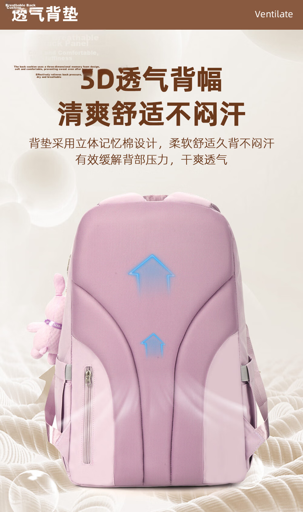 UNIVERSITY OF CAMBRIDGE Backpack for Middle School, High School And College Students, Casual Backpack for Women, Stylish Backpack for Female Students 9