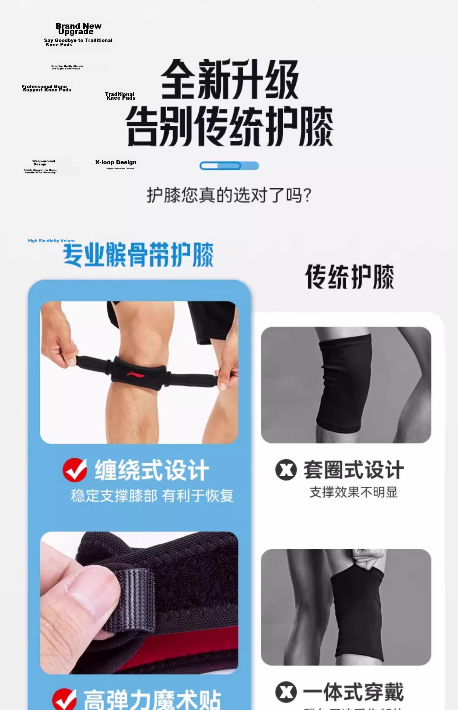 Li-Ning Patellar Strap, Sports Running Specific Patella Band, Knee Brace, Patella Protection Strap, Knee Support Belt for Men And Wome 14
