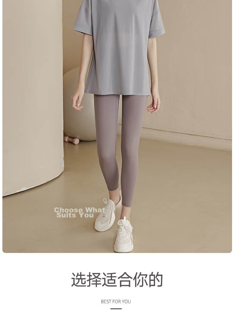 Xueqiman Loose Lightweight Yoga Shirt Women's Sports Top Running Quick-Dry Short Sleeve T-Shirt Breathable Summer Fitness Wear 9